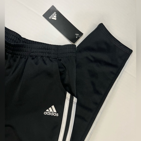 Adidas Black and White Joggers with Iconic Stripes - Picture 4 of 10